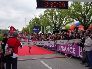 Arrivée des Championnats de France